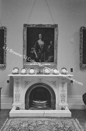 ROCKINGHAM HOUSE  PORTRAIT OF EMILY GORES IN GREAT HALL